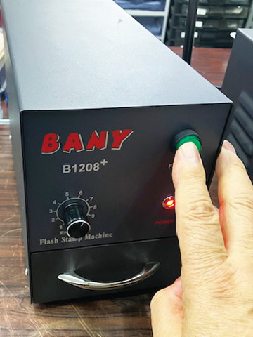 フラッシュラバー加工手順：3-2