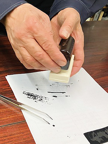 フラッシュラバー加工手順：6-2